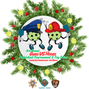 3rd Annual Guns vs Hoses Holiday Pickleball Tournament and Toy Drive logo